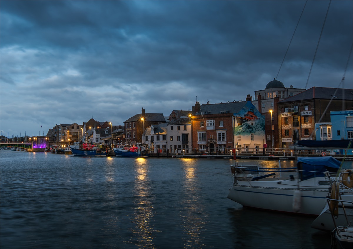 Moody Morning Mooring photographic print